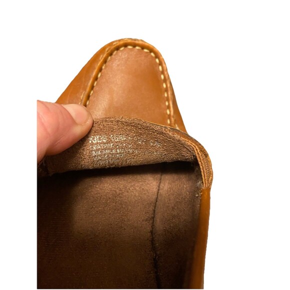 Florsheim Kids Saddle Tan Penny Loafers Memory Foam size 4M - Picture 7 of 8